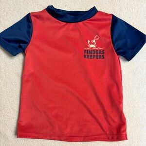 Finders Keepers Kids Red and Navy Tee
